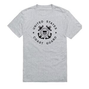 US Coast Guard T-Shirt Rapid Dominance USCG Military Licensed Gray Small